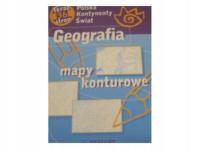 Geografia mapa konturowa - Praca zbiorowa
