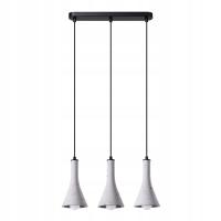 Lampa wisząca REA 3L beton SOLLUX LIGHTING, szary