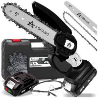 PIŁA ŁAŃCUCHOWA AKUMULATOROWA ELEKTRYCZNA GAŁĘZIÓWKA PILARKA 6” 2 X AKU 21V