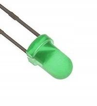 3мм зеленый диффузионный светодиод-10шт