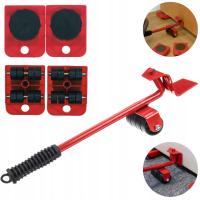 Набор для перемещения мебели / рычаг 4X Rolls / 150 кг