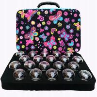 Walizka etui futerał walizeczka na 20 szt bańki szklane ogniowe ø 30 mm 3cm