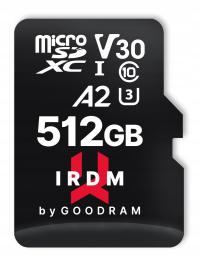 Karta pamięci GOODRAM IRDM 512GB U3 A2 + adapter