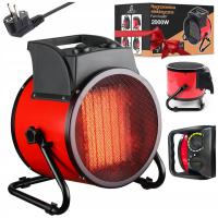 NAGRZEWNICA ELEKTRYCZNA 2000W TERMOWENTYLATOR FARELKA GRZEJNIK TERMOSTAT