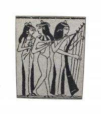 mozaika OBRAZ z ryżu w ramie pamiątka Egipt PRL