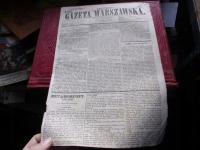 GAZETA WARSZAWSKA nr 294 1858