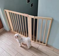 Bramka na schody dla dzieci - Barierka ochronna REGULOWANA KĄTOWO do 124 cm