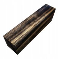 Drewno egzotyczne Heban królewski Royal White Ebony bloczek 30x30x155mm nr1