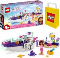 LEGO Statek Spa Gabi i Syrenkotki klocki 10786 Koci Domek torba prezentowa