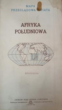 Mapa Przeglądowa Świata - Afryka Południowa