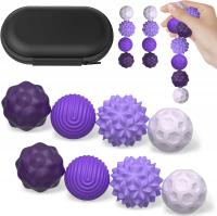 ZABAWKA ANTYSTRESOWA MAGNETYCZNE KULKI SENSORYCZNE Z SILIKONU ZESTAW 8SZT.