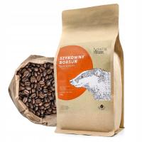 KAWA ZIARNISTA SZYKOWNY BORSUK ŚWIEŻO PALONA 100% ARABICA 1kg CRAFTBE