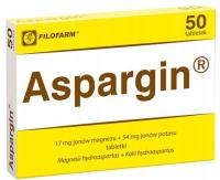 Аспаргин 17 мг Магний 54 мг Калий 50 таблеток