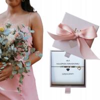 Delikatna bransoletka z podziękowaniem dla świadkowej | Turmaliny |Handmade