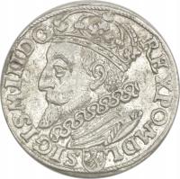 12.ZYG.III WAZA, TROJAK KORONNY 1601 K KRAKÓW R1 !