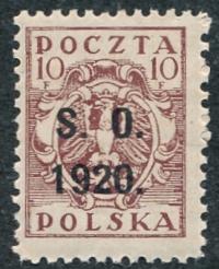 Śląsk Cieszyński 02 I a liliowobrązowy czysty**