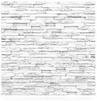 Стеновые панели декоративные 3D плитки 60X60CM 0. 36M2 камень белый