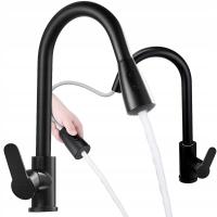 СМЕСИТЕЛЬ ДЛЯ КУХНИ, СМЕСИТЕЛЬ ДЛЯ РАКОВИНЫ, ВЫДВИЖНОЙ НОСИК, КУХОННЫЙ КРАН