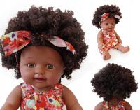 Детская кукла супер волосы 30 см звуки одежда коричневая кукла