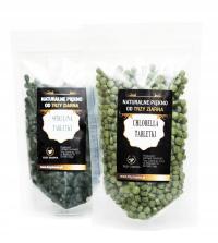 Спирулина хлорелла - набор 800 таблеток водоросли 2 х 100г высокое качество