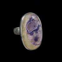 SREBRO 925 PIĘKNY JASPIS TIFFANY SREBRNY PIERŚCIEŃ FIOLET