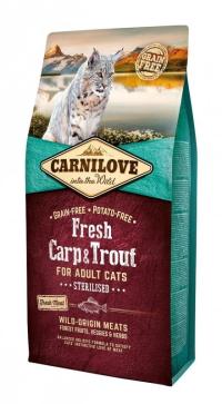 CARNILOVE CAT FRESH CARP TROUT STERILISED 2KG