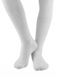 RAJSTOPY DZIECIĘCE BIAŁE BAWEŁNIANE GŁADKIE KRYJĄCE 80-86 NOVITI