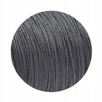 Sznurek jubilerski nylonowy 0.4mm CZARNY topliwy 2metry