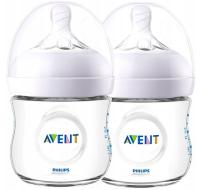 2 x Philips AVENT детская бутылочка 125 мл 0 м для новорожденных 0 комплект