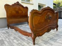 Stare francuskie dębowe łóżko piękny stan SZYBKA DOSTAWA