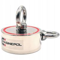 Неодимовый магнит 80 мм 2х 300 кг Набор для воды рыбалки разведки держатель