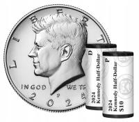 50 cent (2024) Half Dollar John F. Kennedy Mennica Philadelphia