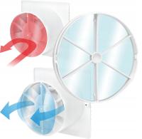 ZAWÓR ZWROTNY 125 WENTYLACJA KLAPA ZWROTNA DO WENTYLATORA airRoxy