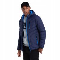 Спортивная куртка мужская стеганая темно-синяя v1 OM-JALP-0118 XL