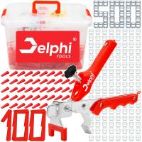 Система выравнивания плитки набор 500X зажимы 1,5 мм 100x клинья плоскогубцы