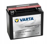 Akumulator Varta YTX20L-BS 18Ah 250A AGM