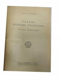 Zasady ekonomji politycznej Jan St. Lewiński