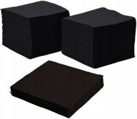 Бумажные салфетки черная бумага 24 x 24 см 250ШТ