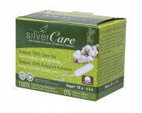 Silver Care Organic bawełniane tampony Super bez aplikatora EKO 18 szt