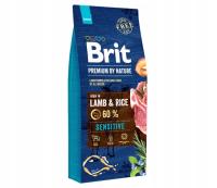 BRIT PREMIUM BY NATURE SENSITIVE LAMB 15 кг