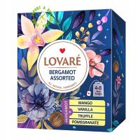 Lovare Bergamot чайный набор ассорти идеальный подарок 4 вкуса 32 конверта