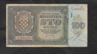 BANKNOT CHORWACJA -- 100 kuna -- 1941 rok