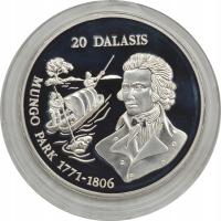 7.fu.GAMBIA, 20 DALASIS 1994 MUNGO PARK proof