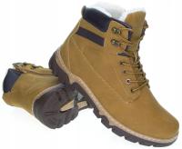 Zimowe buty trekkingowe męskie outdoor solidne ocieplane trapery