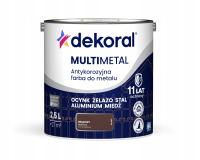 Антикоррозийная краска Dekoral Multimetal для металла RAL 8017 Brown 2.5 L