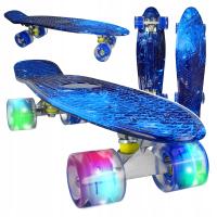 Скейтборд флэш-карты доска светящиеся колеса RGB LED 56 см подарок для ребенка
