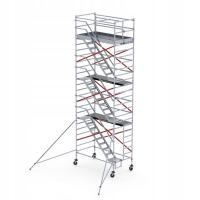 Алюминиевые строительные леса передвижные строительные леса на колесах с лестницей
