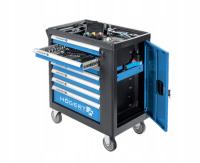 Wózek narzędziowy Hoegert Technik 7 szuflad z zamknięciem na klucz