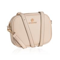 BETLEWSKI женская сумка-мессенджер на плечо бежевая искусственная кожа