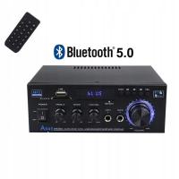 Мощный усилитель ресивер 2 x 45W радио BT MP3